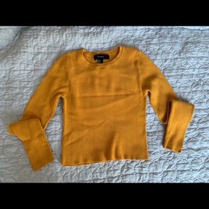 Orange long sleeve shirt